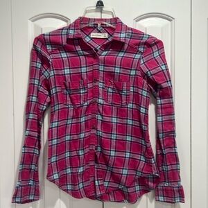 Abercrombie Kids Flannel Top- Size:M